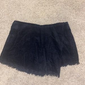 Corduroy black Skort
